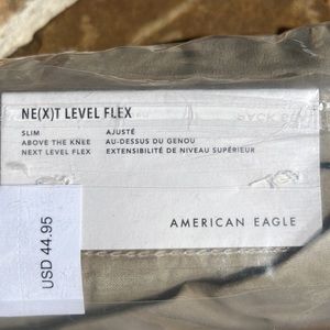 American Eagle Ne(x)t Level Flex Khaki Shorts - still in package